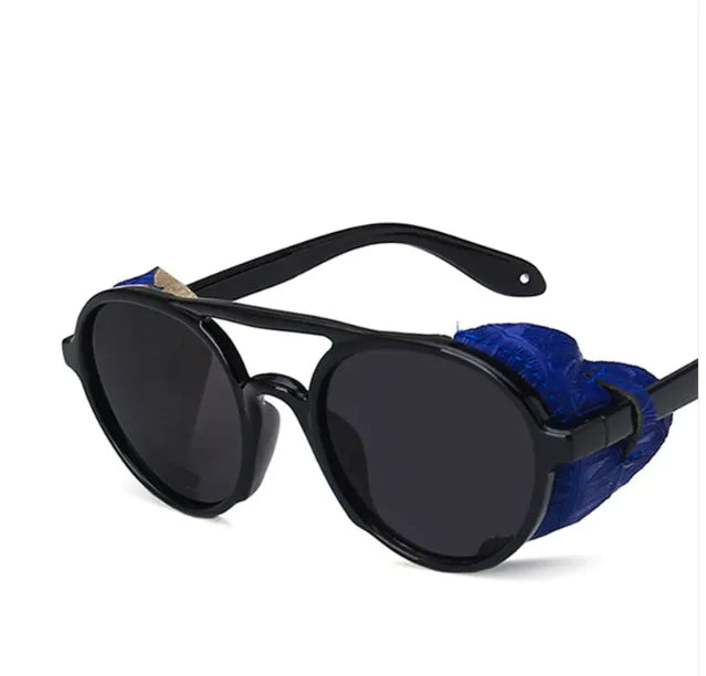 Windproof Big Frame Steampunk Sunglasses