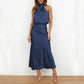 Elegant Sleeveless Party Dress Lady