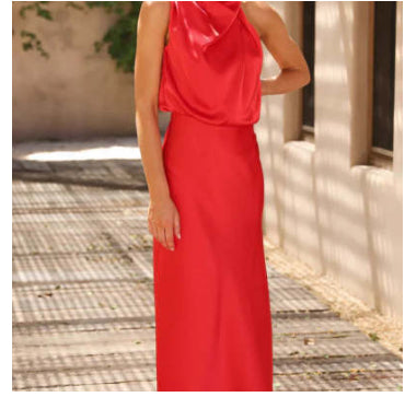 Elegant Sleeveless Party Dress Lady - StyleByMistique