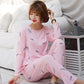 Women's Long-Sleeved Pajama Set in Cute Design - StyleByMistique