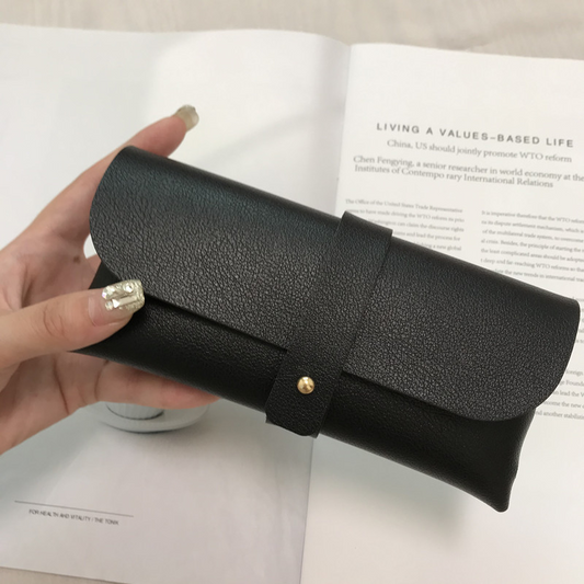 Leather Unisex Sunglasses Case