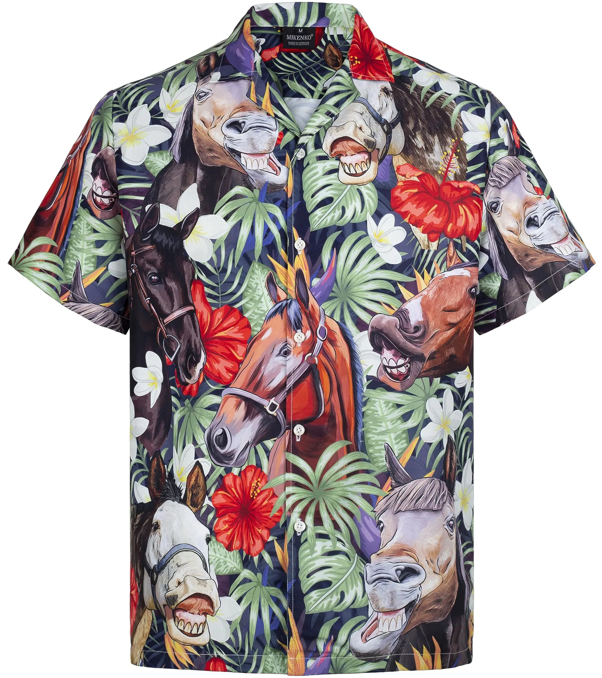 Funny Horse Hawaiian Shirt Men Sale