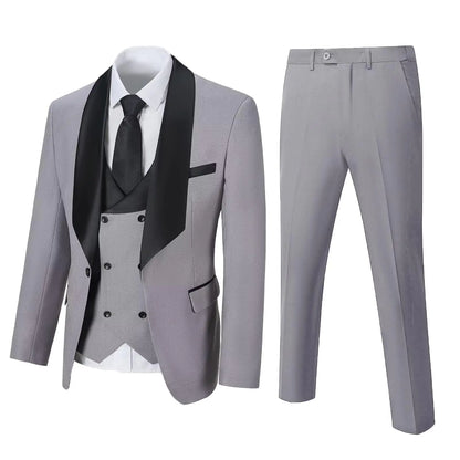 Light Grey Men’s Slim Fit Suit