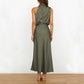 Elegant Sleeveless Party Dress Lady