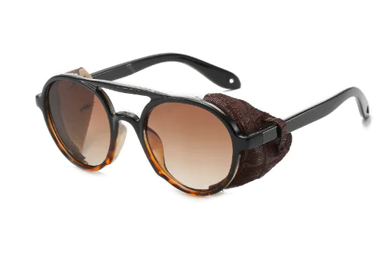 Windproof Big Frame Steampunk Sunglasses