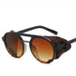 Windproof Big Frame Steampunk Sunglasses