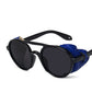 Windproof Big Frame Steampunk Sunglasses