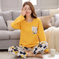 Women's Long-Sleeved Pajama Set in Cute Design - StyleByMistique