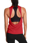 Backless Workout Tank Tops Women