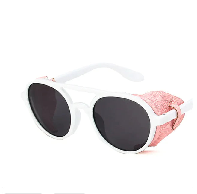 Windproof Big Frame Steampunk Sunglasses