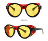 Windproof Big Frame Steampunk Sunglasses