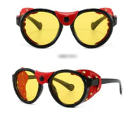 Windproof big frame sunglasses steampunk sunglasses