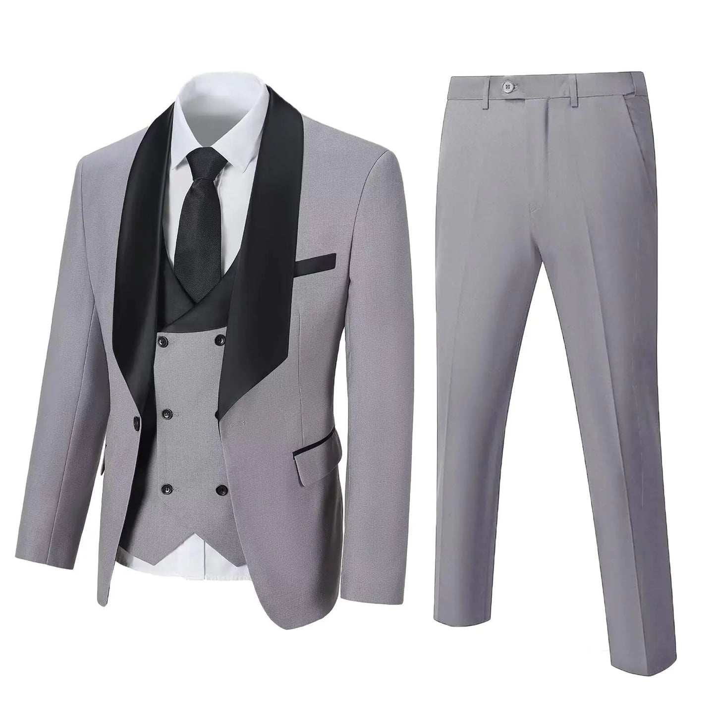 Light Grey Men’s Slim Fit Suit