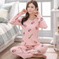 Women's Long-Sleeved Pajama Set in Cute Design - StyleByMistique