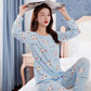 Women's Long-Sleeved Pajama Set in Cute Design - StyleByMistique